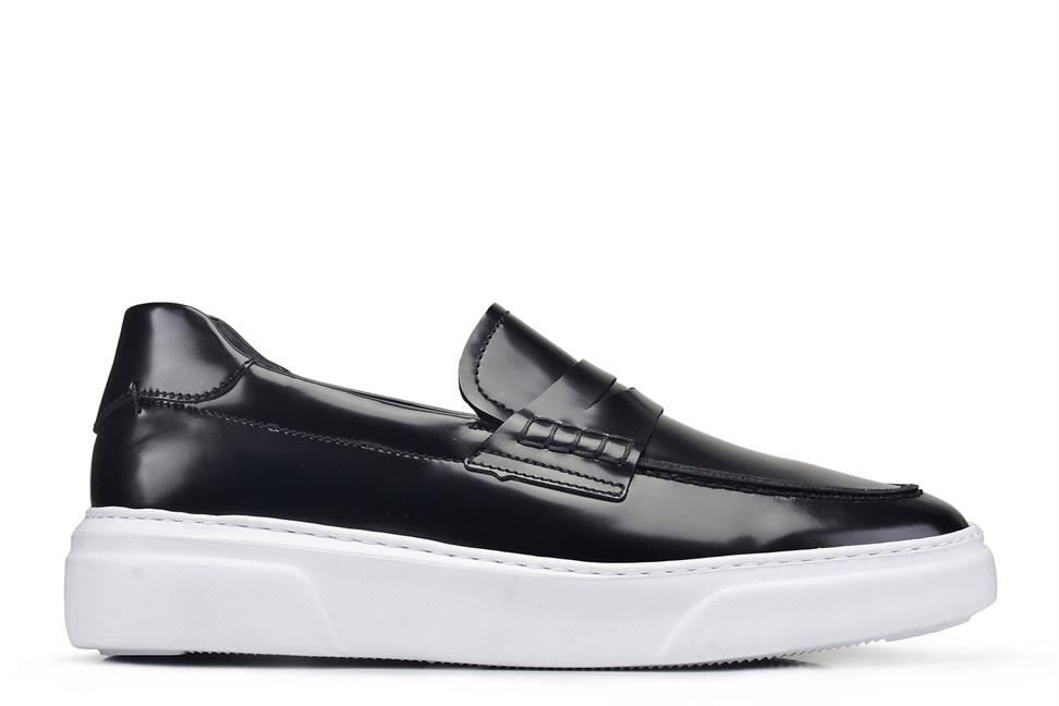 Açma Siyah Bağcıksız Sneaker 