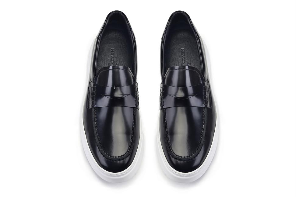 Açma Siyah Bağcıksız Sneaker 