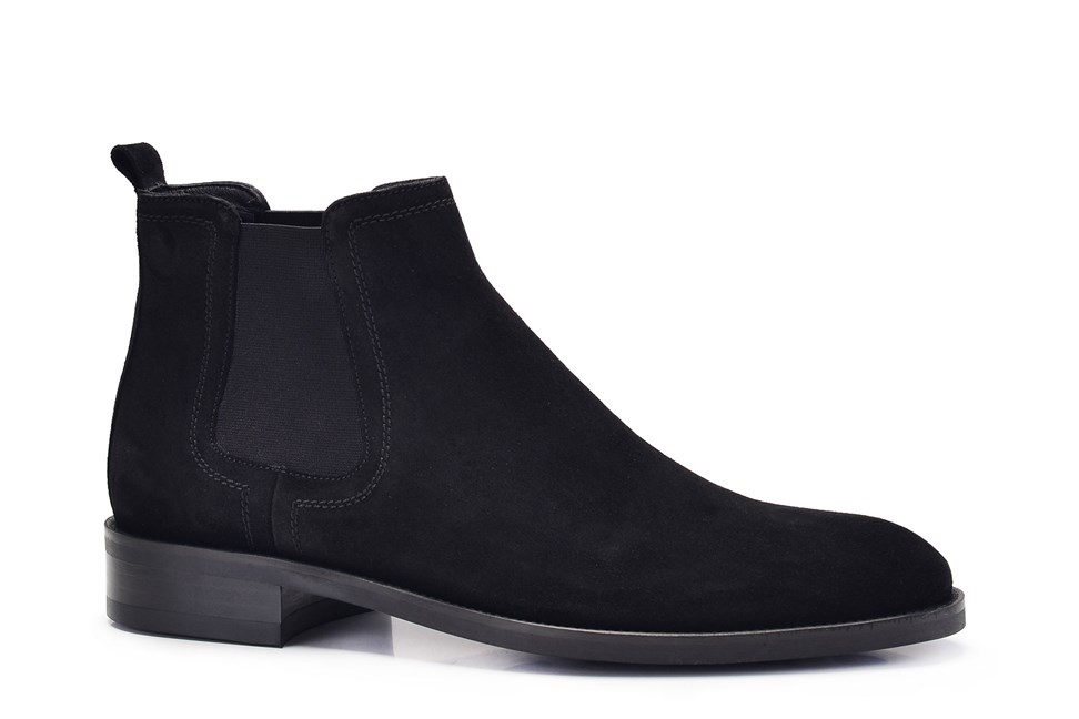 Siyah Klasik Chelsea Erkek Bot