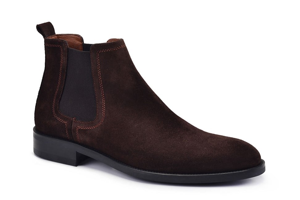 Süet Kahverengi Klasik Chelsea Erkek Bot