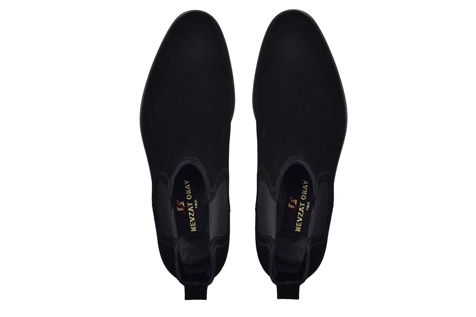 Siyah Klasik Chelsea Erkek Bot