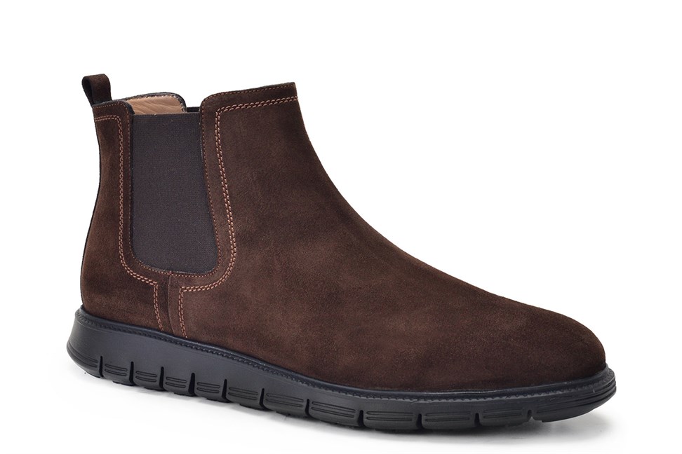 Kahverengi Günlük Chelsea Erkek Bot