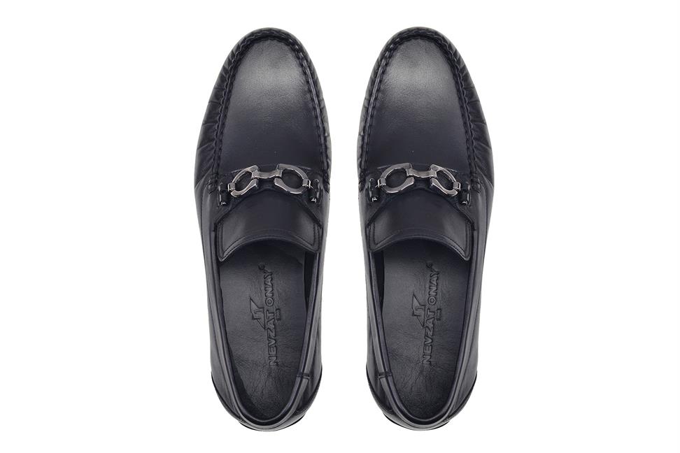 Siyah Günlük Loafer Erkek Ayakkabı -88521-