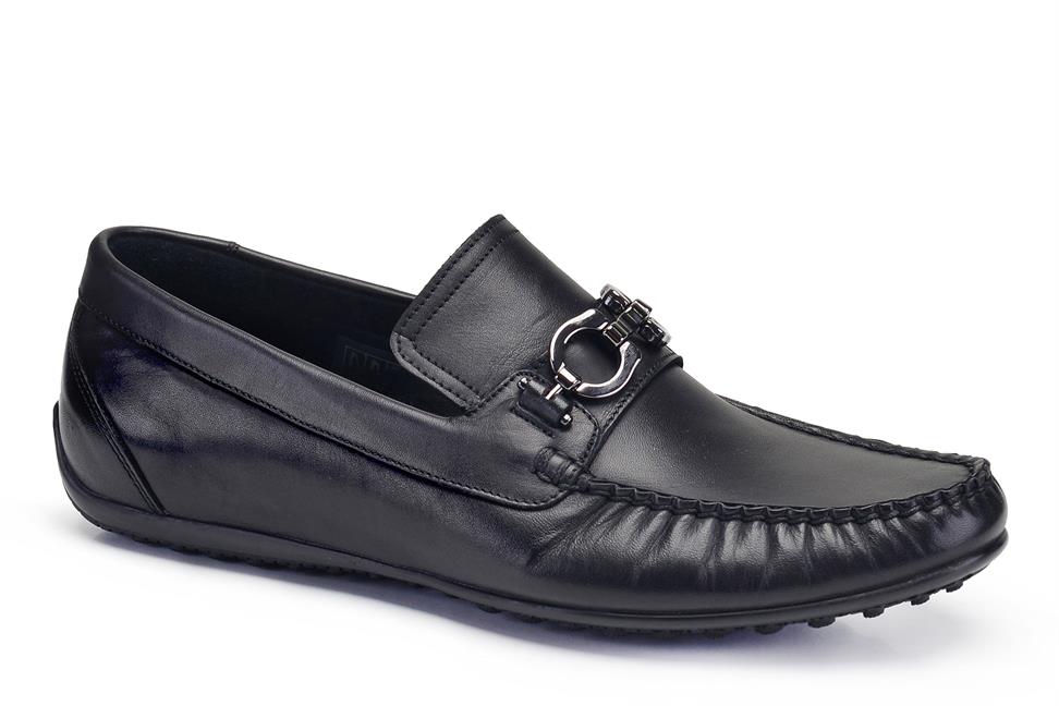 Siyah Günlük Loafer Erkek Ayakkabı -88521-