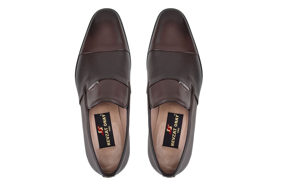 Koyu Kahverengi Klasik Erkek Kösele Ayakkabı