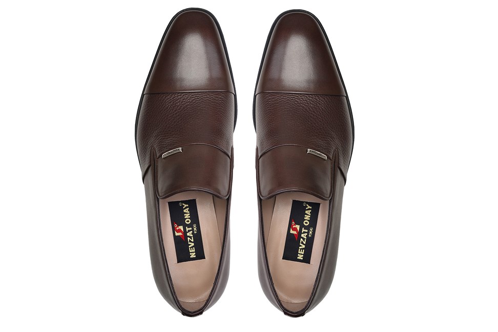 Kahverengi Klasik Loafer Erkek Ayakkabı -11862-