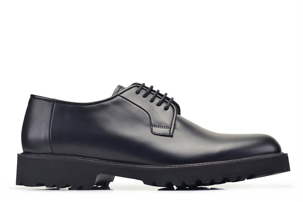 Siyah Bağcıklı Erkek Günlük Ayakkabı