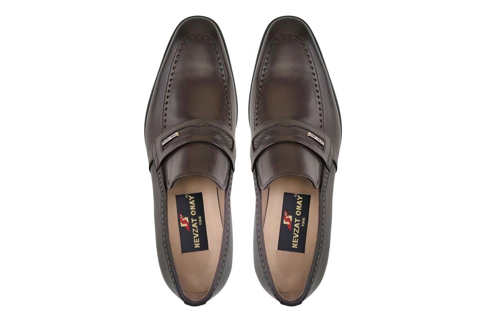 Kahverengi Bağcıksız Termo Erkek Ayakkabı -64012-