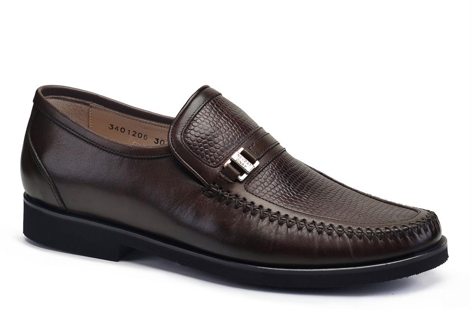 Kahverengi Bağcıksız Erkek Günlük Ayakkabı