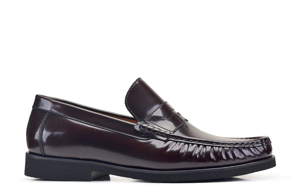 Açma Bordo Penny Loafer Günlük Erkek Ayakkabı