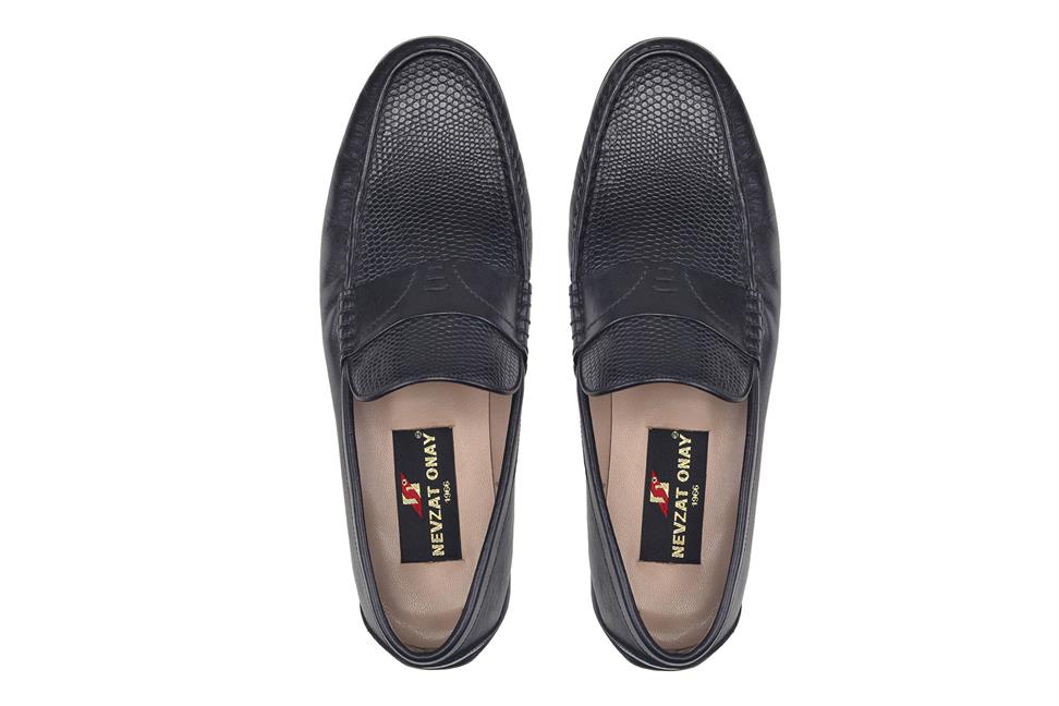 Siyah Bağcıksız Erkek Günlük Ayakkabı