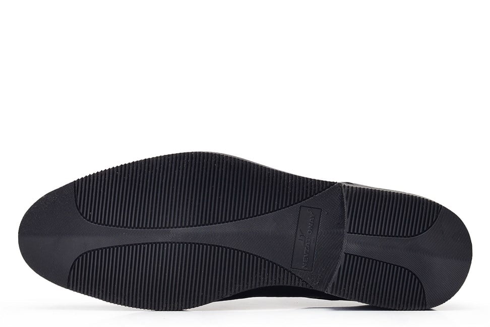 Siyah Penny Loafer Termo Kışlık Erkek Ayakkabı