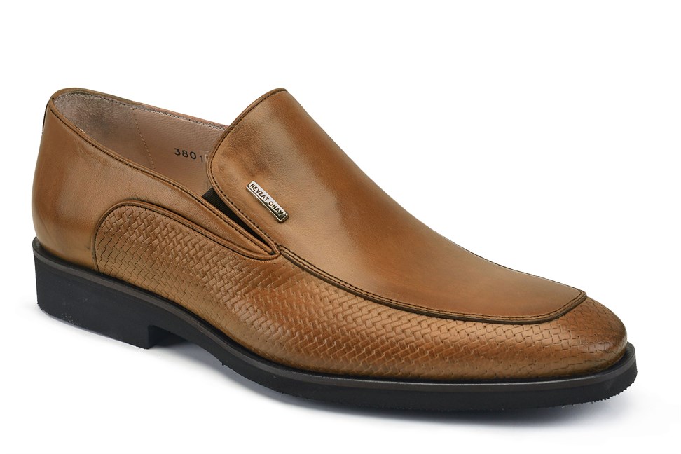 Taba Bağcıksız Casual Loafer