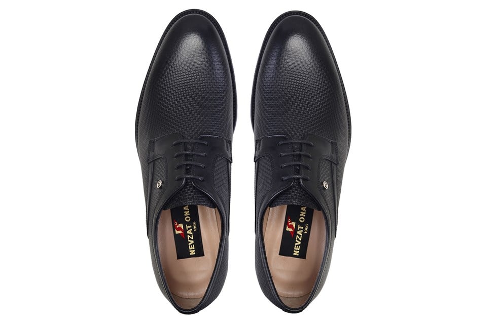 Siyah Kışlık Bağcıklı Ayakkabı -12005-