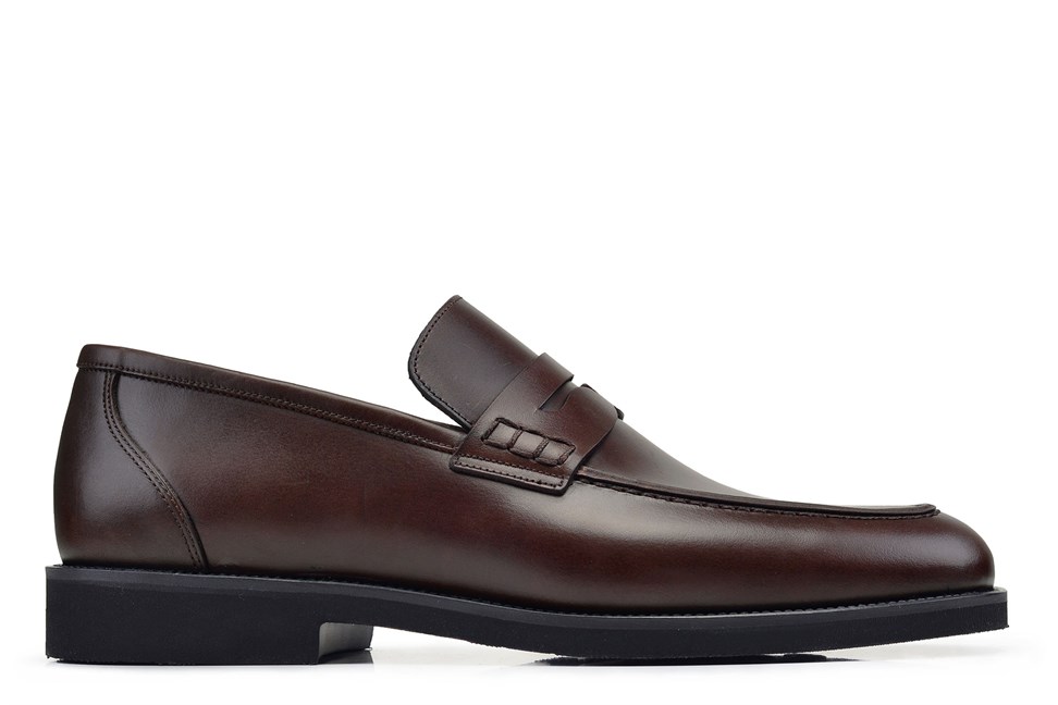 Kahverengi Loafer Erkek Günlük Ayakkabı