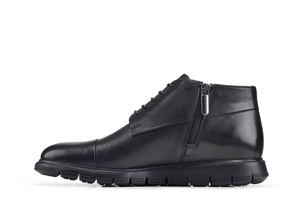 Siyah Bağcıklı Kısa Erkek Bot