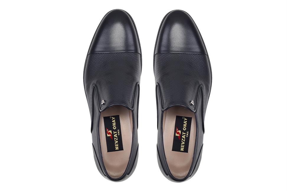 Siyah Bağcıksız Erkek Günlük Ayakkabı