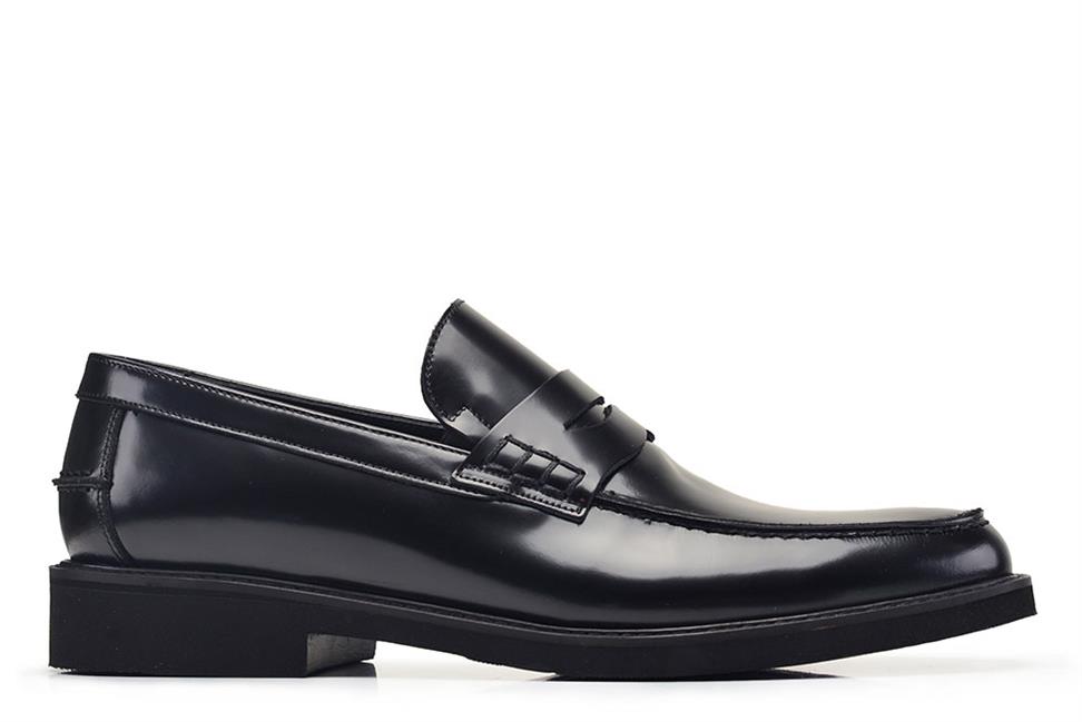 Siyah Açma Bağcıksız Erkek Günlük Ayakkabı