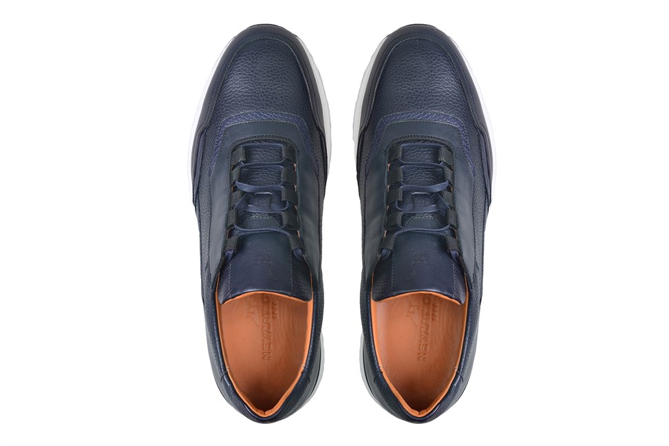 Lacivert Bağcıklı Erkek Sneaker Ayakkabı