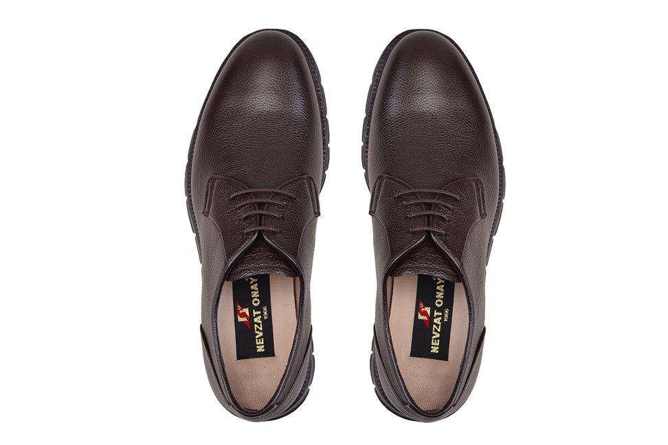 Kahverengi Bağcıklı Erkek Günlük Ayakkabı