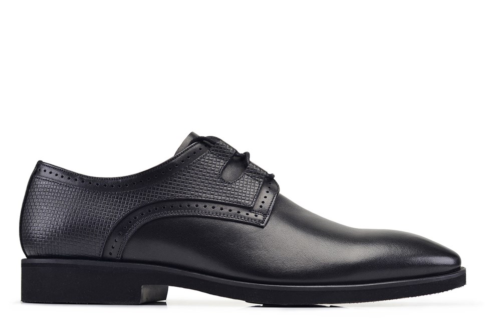Siyah Bağcıklı Erkek Günlük Ayakkabı