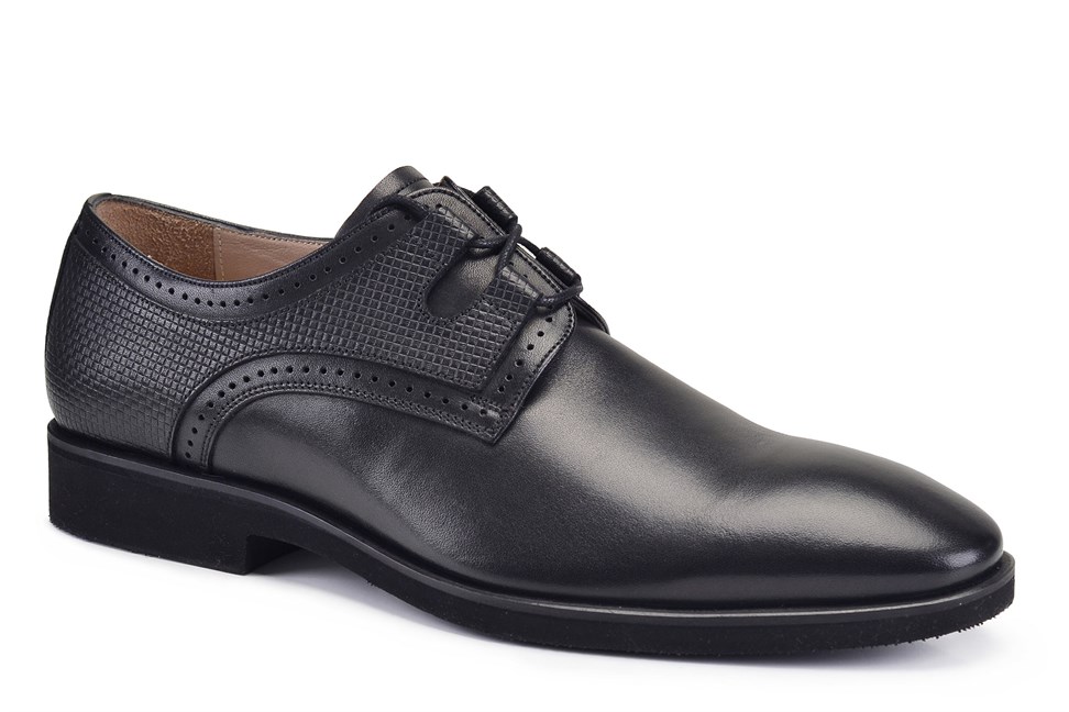 Siyah Bağcıklı Erkek Günlük Ayakkabı