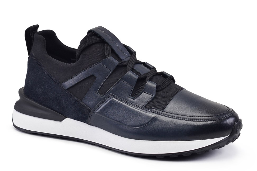 Lacivert Sneaker Erkek Ayakkabı -95711-