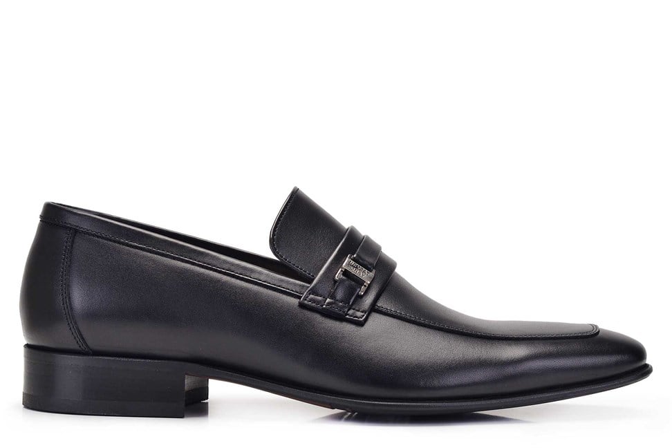 Siyah Günlük Neolit Erkek Loafer Ayakkabı