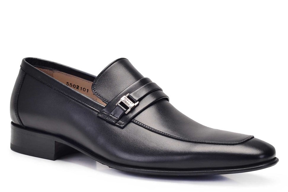 Siyah Günlük Neolit Erkek Loafer Ayakkabı