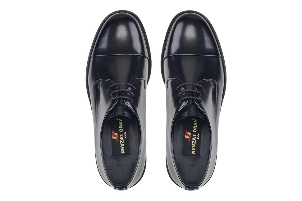 Siyah Açma Bağcıklı Erkek Günlük Ayakkabı