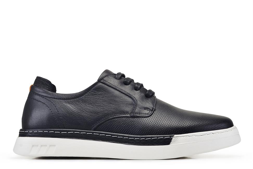 Siyah Bağcıklı Erkek Günlük Ayakkabı