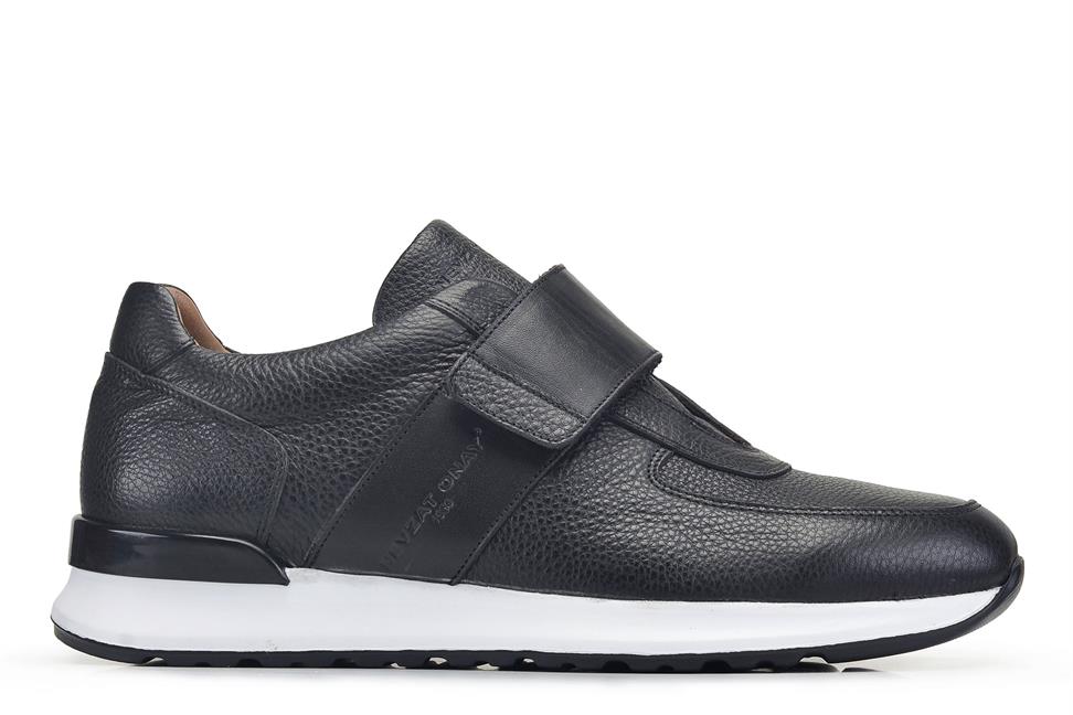 Siyah Cırtlı Erkek Sneaker Ayakkabı