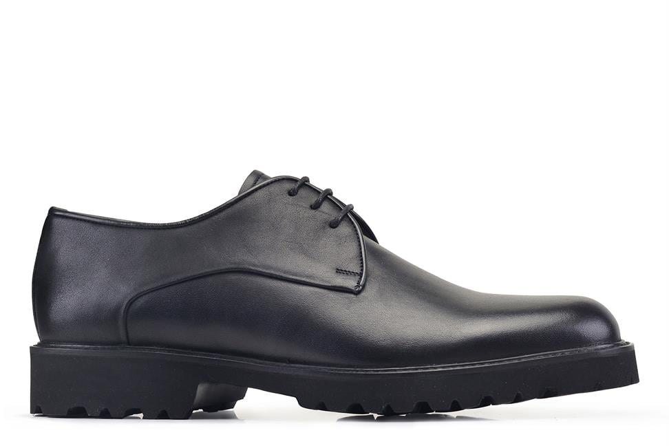 Siyah Bağcıklı Erkek Günlük Ayakkabı