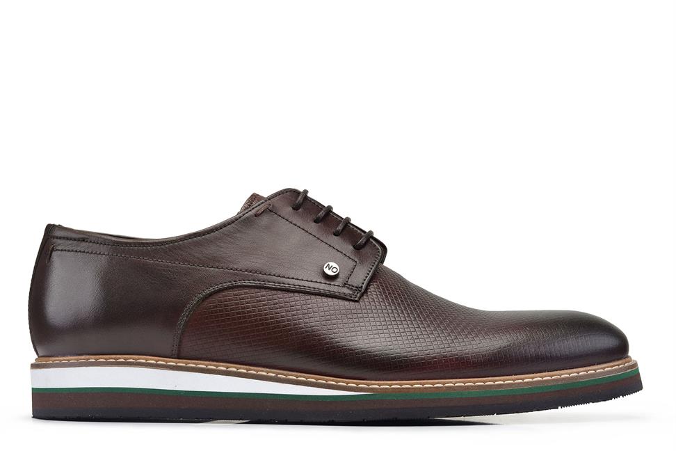 Kahverengi Bağcıklı Erkek Günlük Ayakkabı