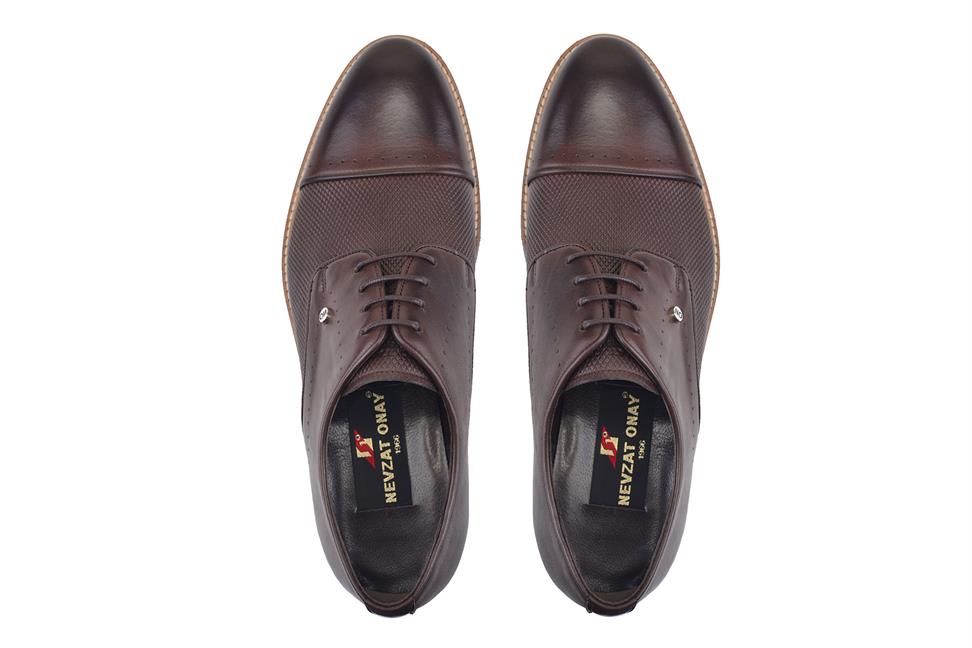 Kahverengi Bağcıklı Erkek Günlük Ayakkabı