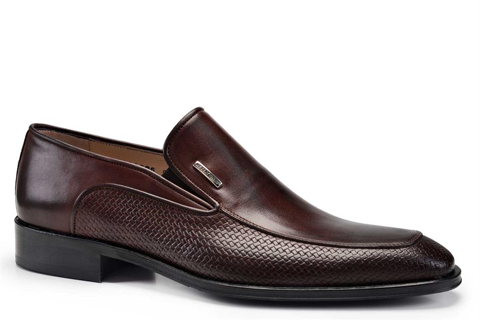 Kahverengi Bağcıksız Neolit Erkek Ayakkabı -91221-