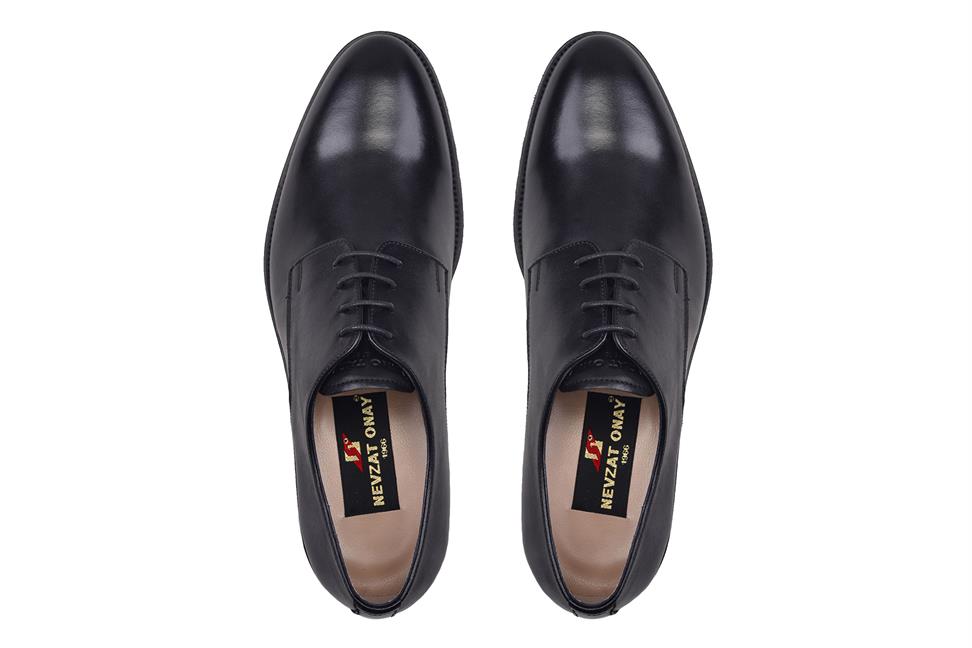 Siyah Bağcıklı Kışlık Erkek Ayakkabı -62407-