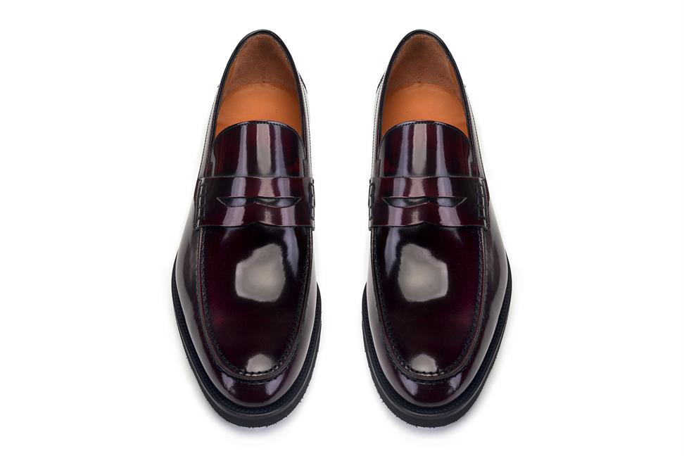 Spaz Bordo Bağcıksız Günlük Erkek Ayakkabı