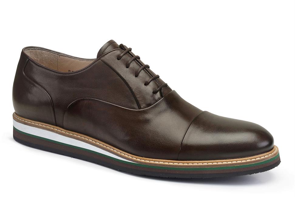 Kahverengi Bağcıklı Erkek Günlük Ayakkabı