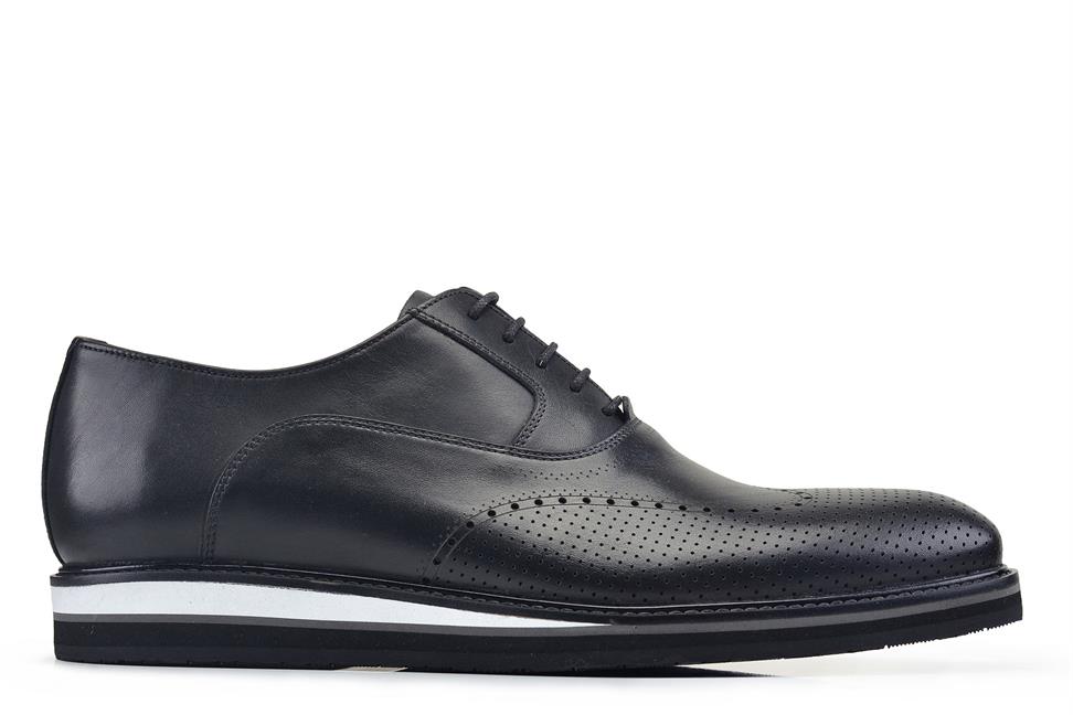 Siyah Bağcıklı Erkek Günlük Ayakkabı