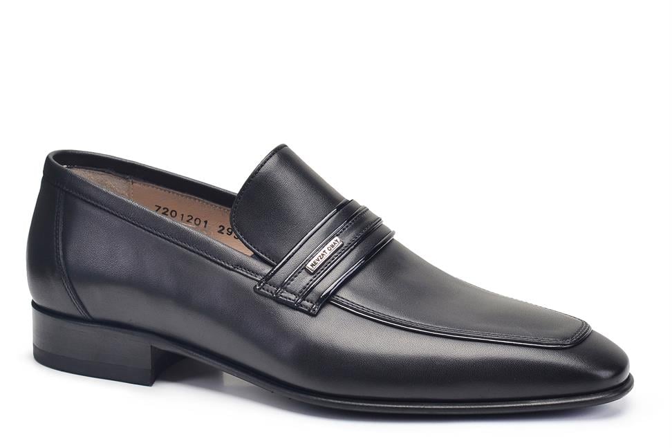 Siyah Günlük Neolit Erkek Loafer Ayakkabı