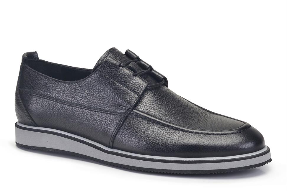 Siyah Bağcıklı Erkek Günlük Ayakkabı