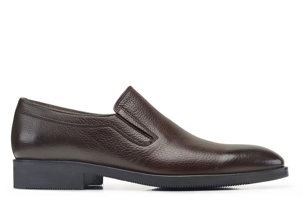 Kahverengi Bağcıksız Termo Erkek Ayakkabı -02693-