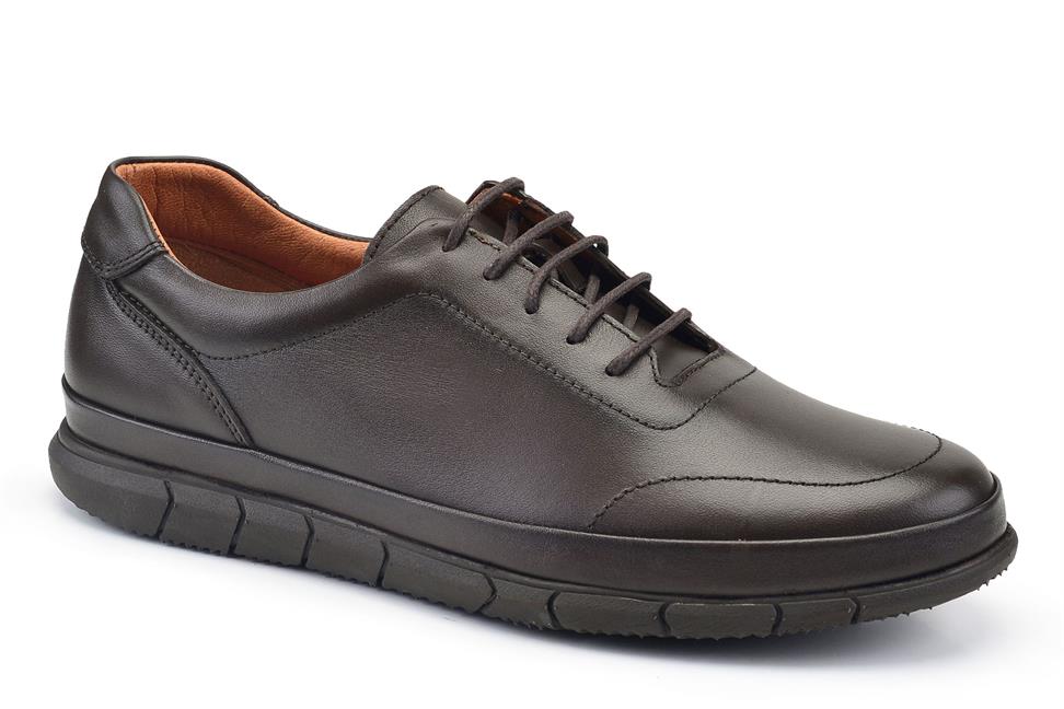 Kahverengi Bağcıklı Erkek Günlük Ayakkabı