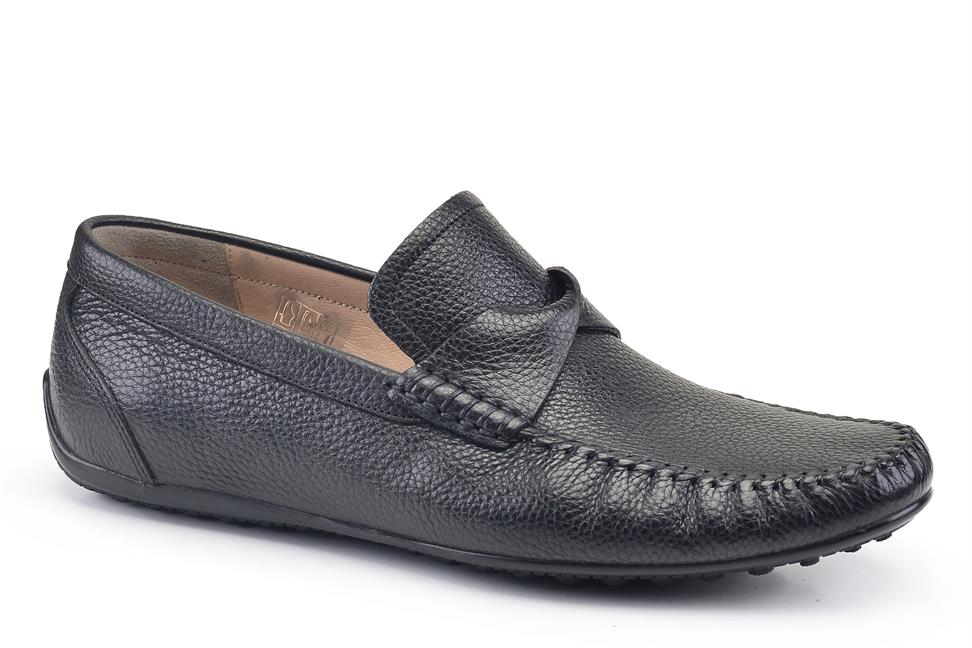 Siyah Yazlık Erkek Loafer Ayakkabı