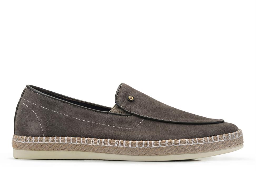 Taupe Bağcıksız Erkek Yazlık Ayakkabı