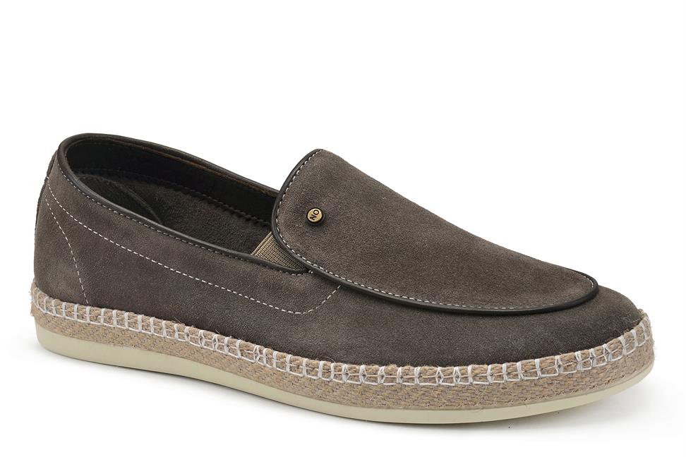 Taupe Bağcıksız Erkek Yazlık Ayakkabı