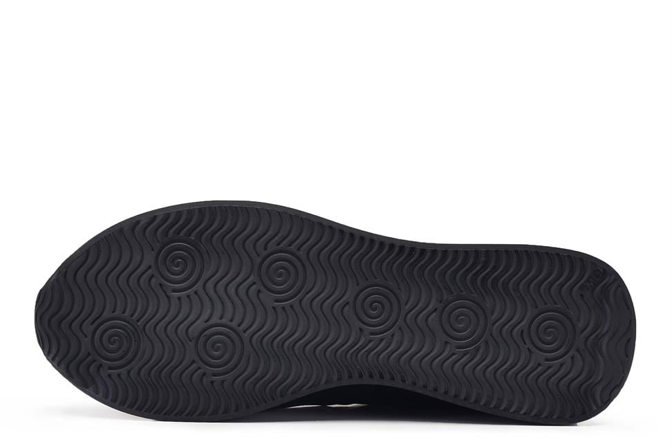 Siyah Bağcıklı Erkek Sneaker Ayakkabı