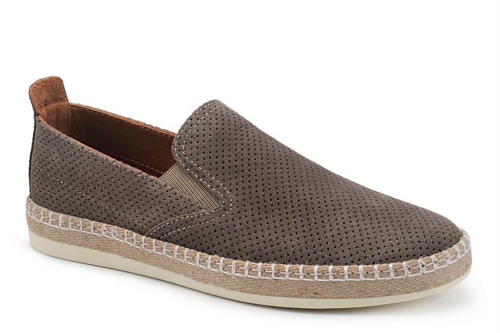 Vizon Bağcıksız Erkek Süet Ayakkabı