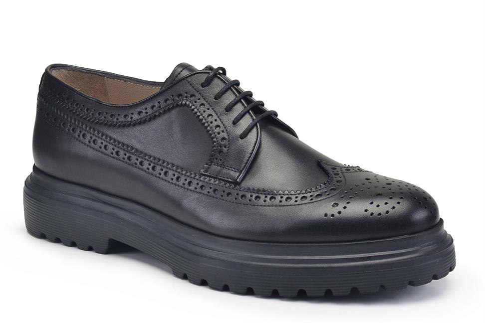 Siyah Bağcıklı Erkek Ayakkabı -74367-